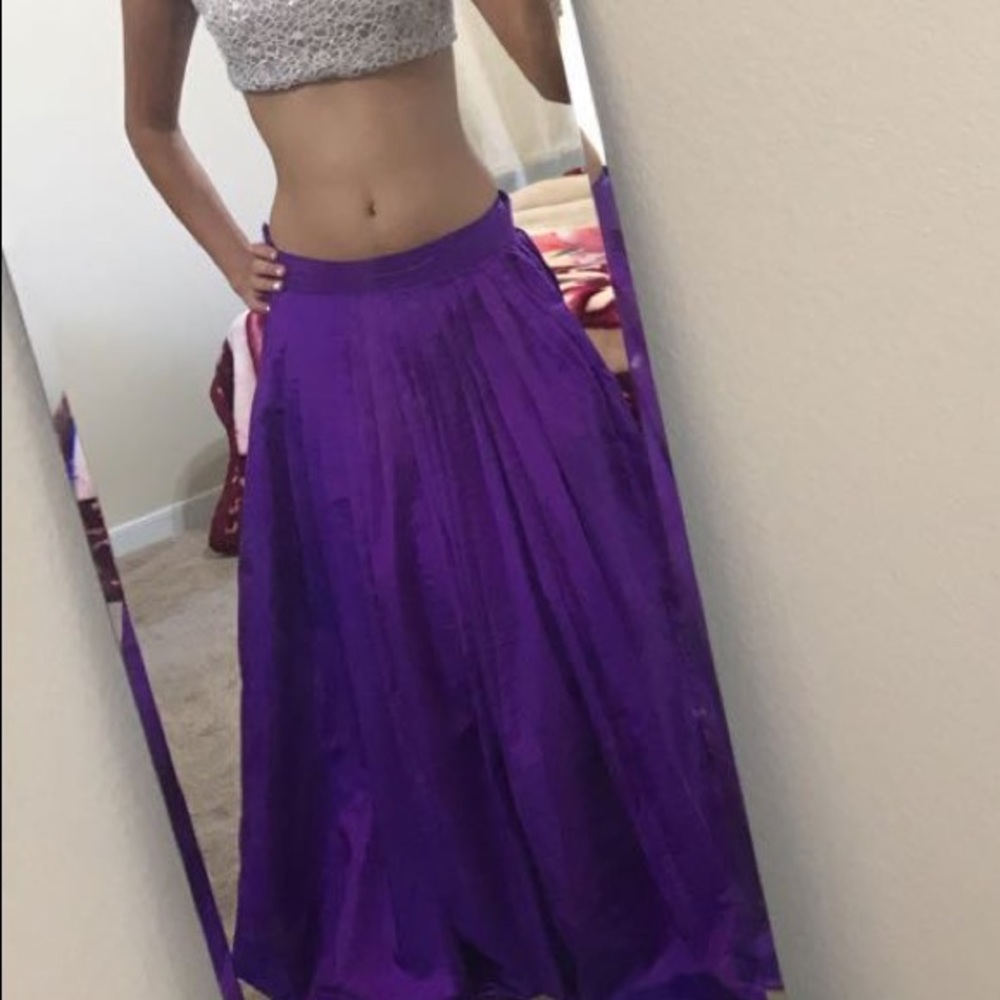 2 piece prom dress